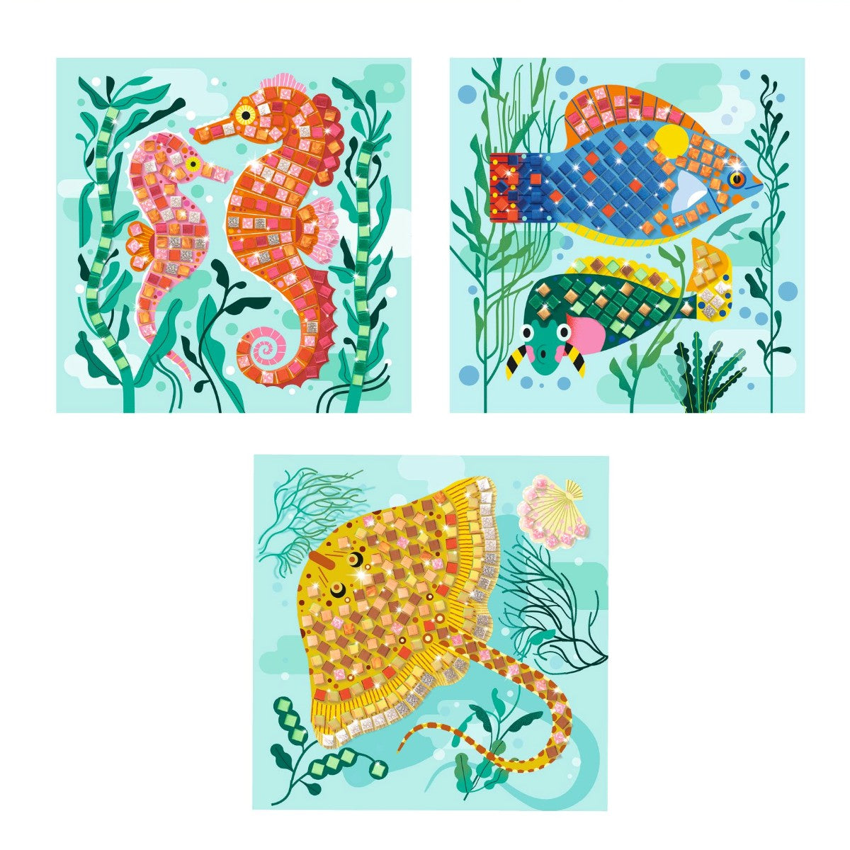 Djeco Mosaikk, Under havet