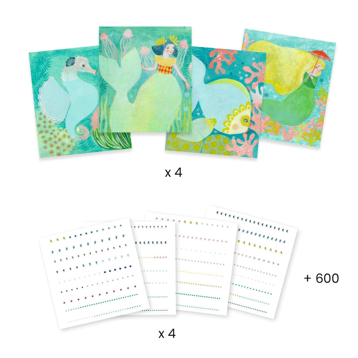 Djeco Artistic Strass, Under havet