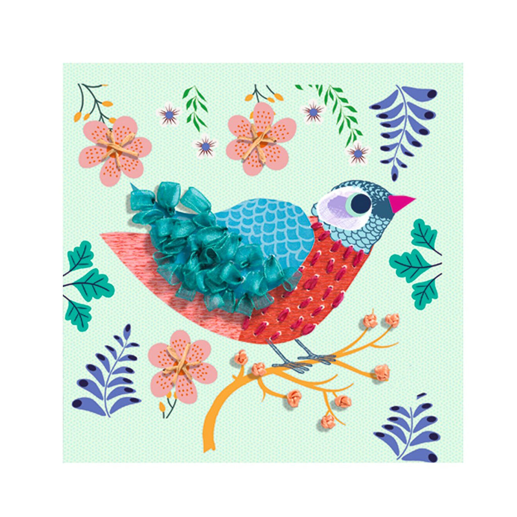 Djeco aktivitetsett med bånd, Artistic Loops - Fugler