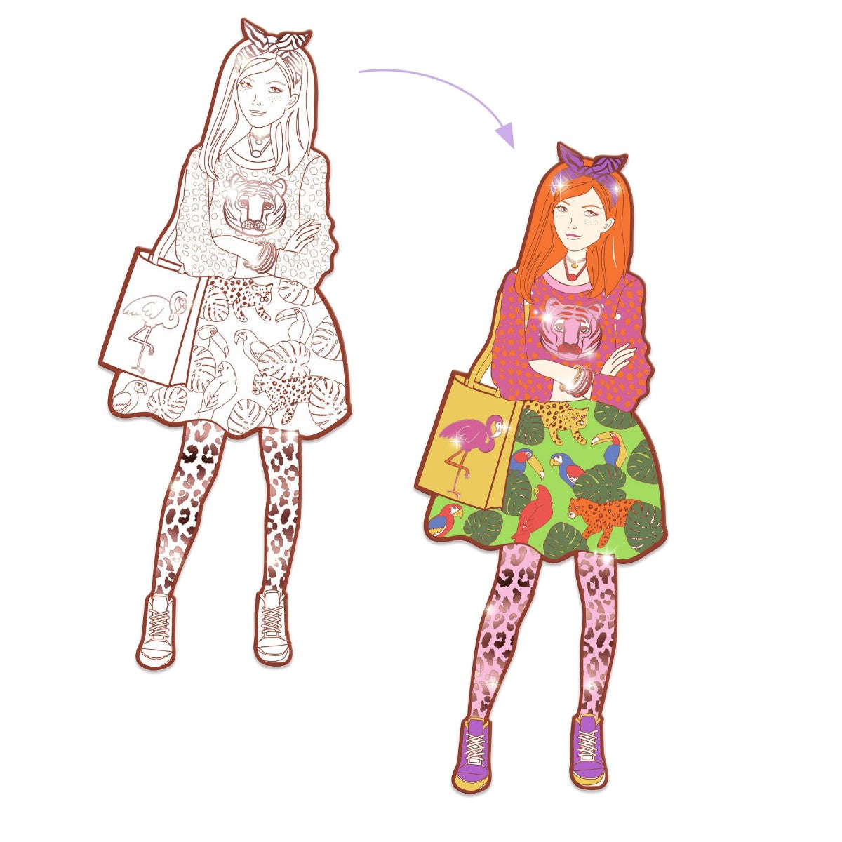 Djeco Fargelegg, Nina &amp; venner