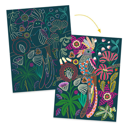 Djeco Scratch-kort, Rococo