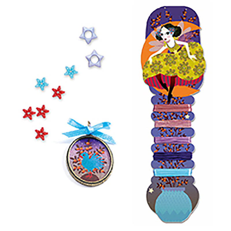 Djeco perlesett til smykker, Stjerner og perler