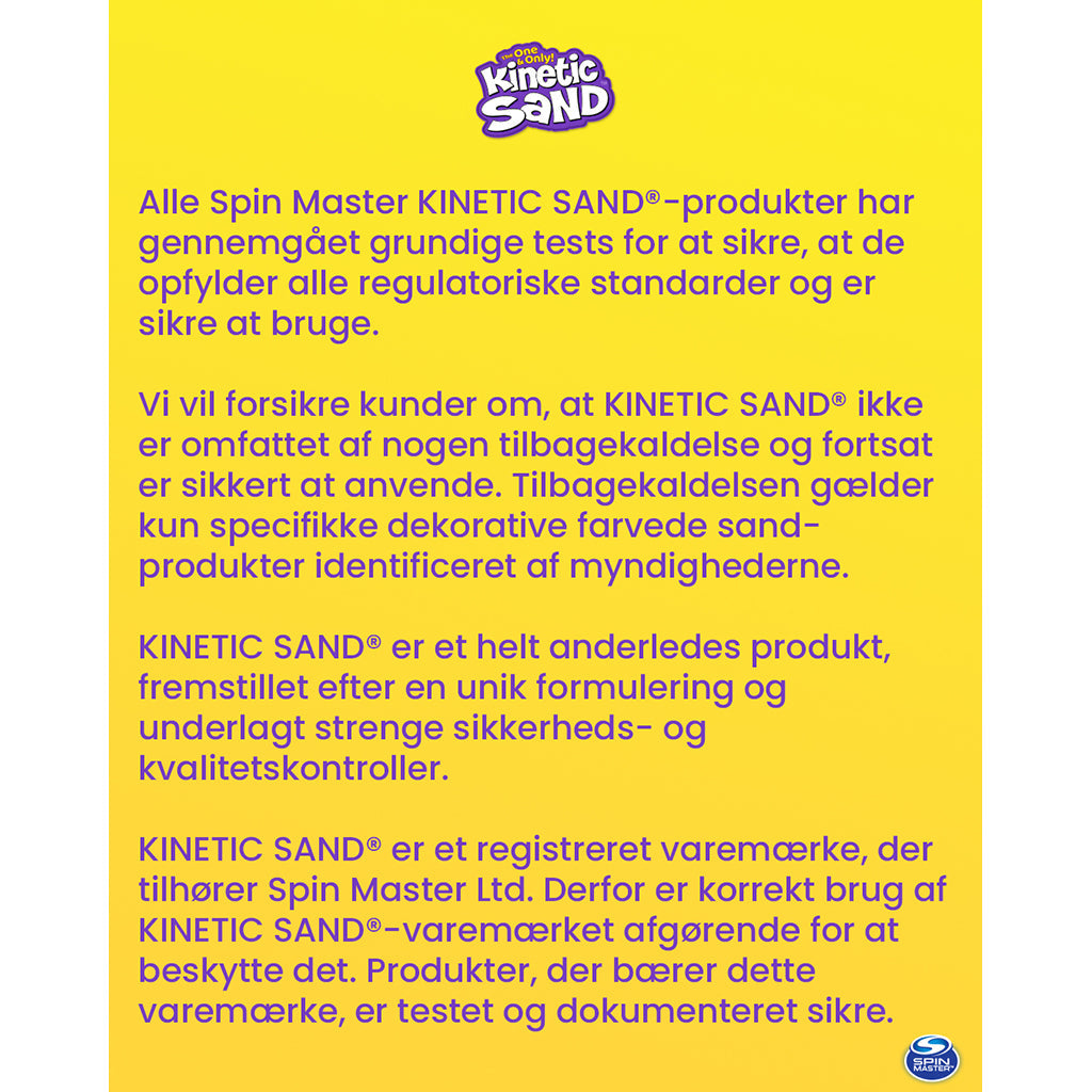 Kinetic Sand, Magisk sand, neon boks - 3 ass. farger