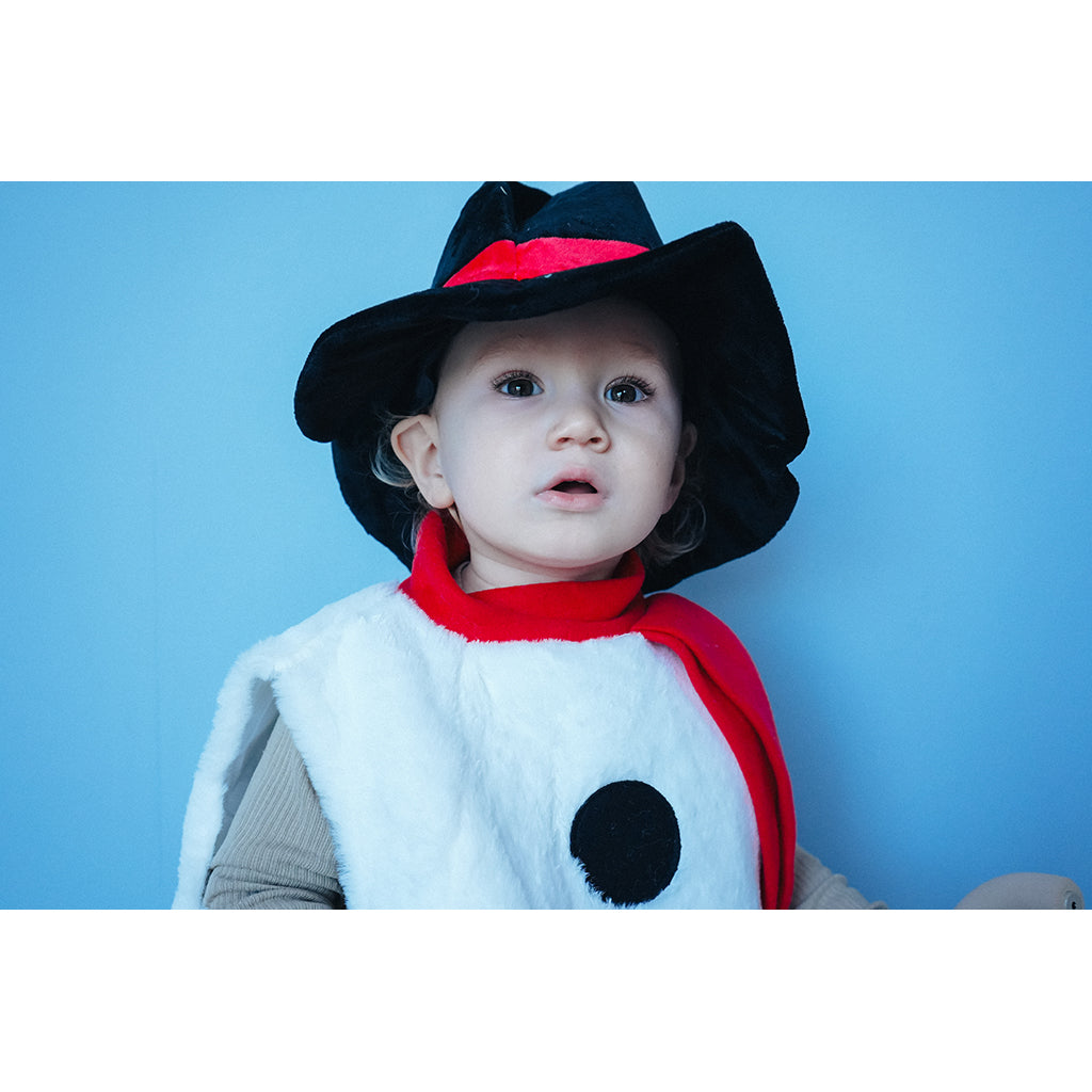 Den goda Fen, Snømannkostyme med tilbehør - str. 2-4 år