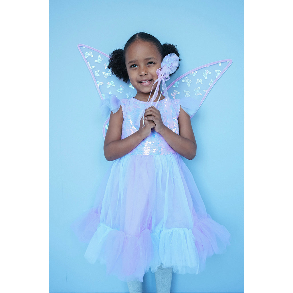 Den goda Fen, Lilla sommerfugl kjole - Str. 2-8 år