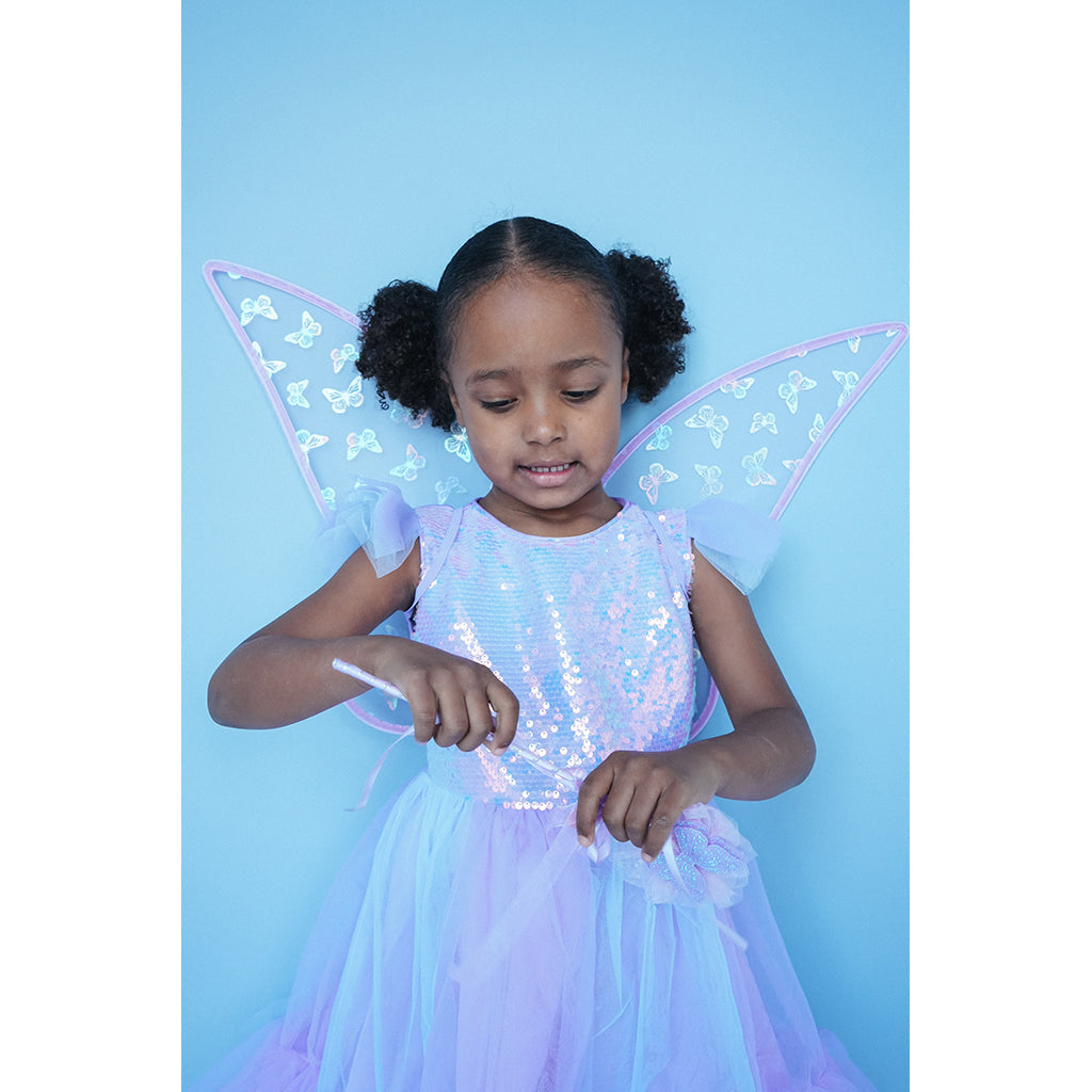 Den goda Fen, Lilla sommerfugl kjole - Str. 2-8 år