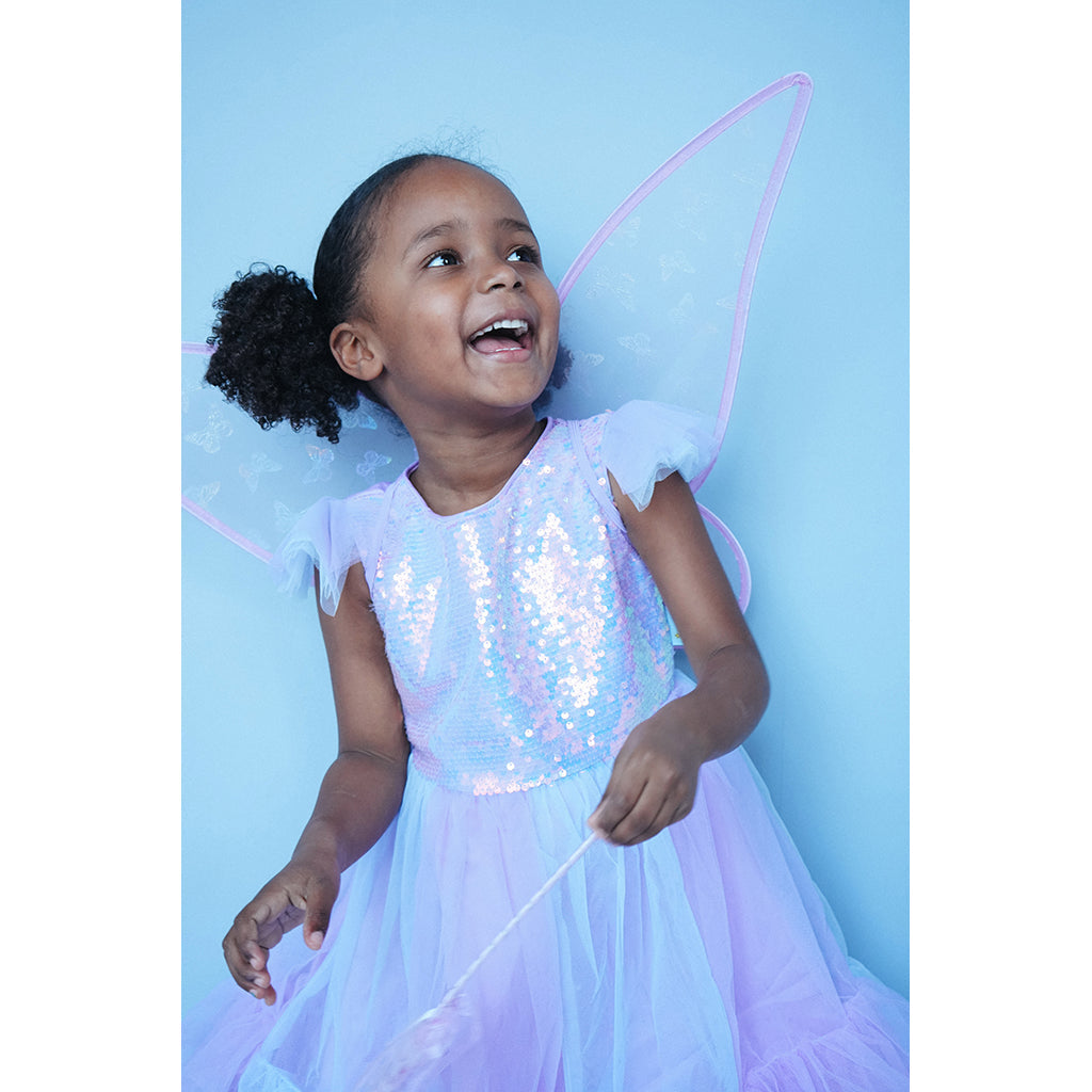 Den goda Fen, Lilla sommerfugl kjole - Str. 2-8 år