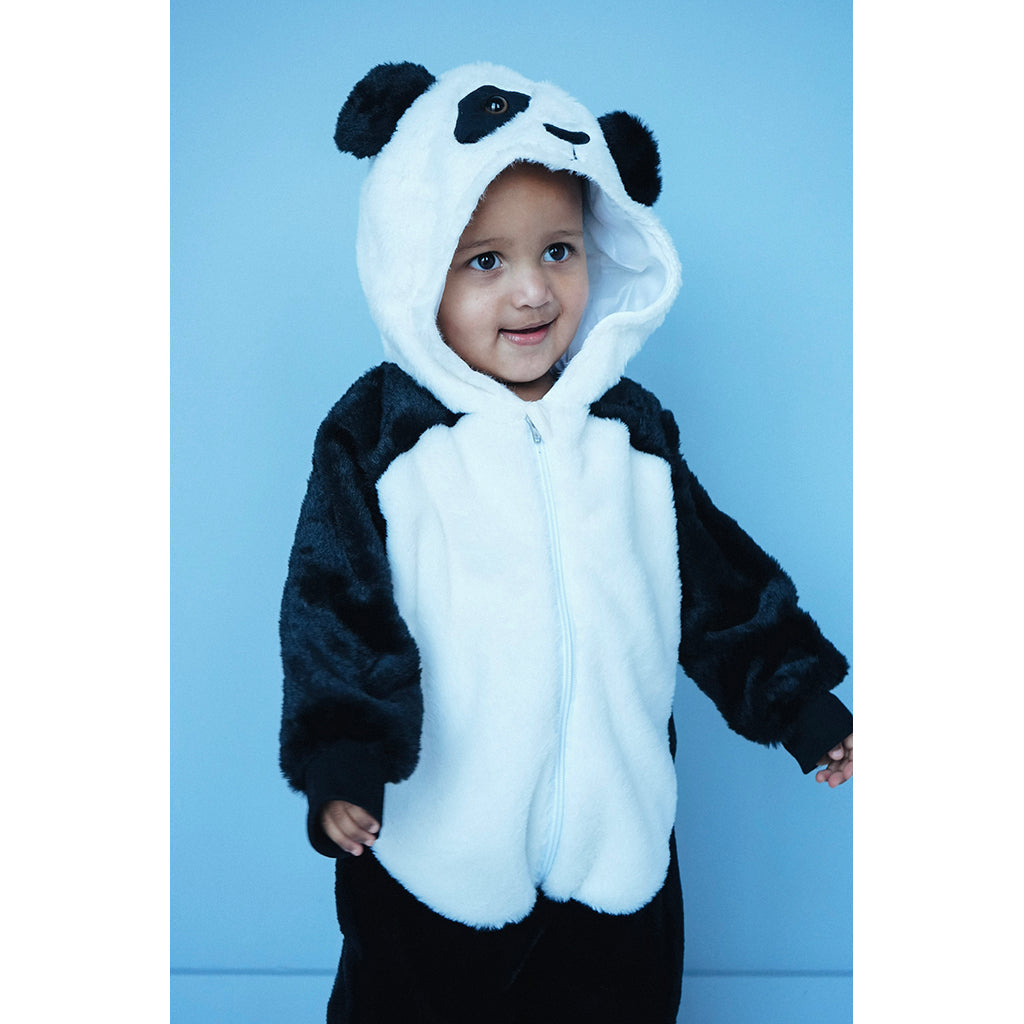 Den goda Fen dyrekostyme, Panda jumpsuit - 3-4 år