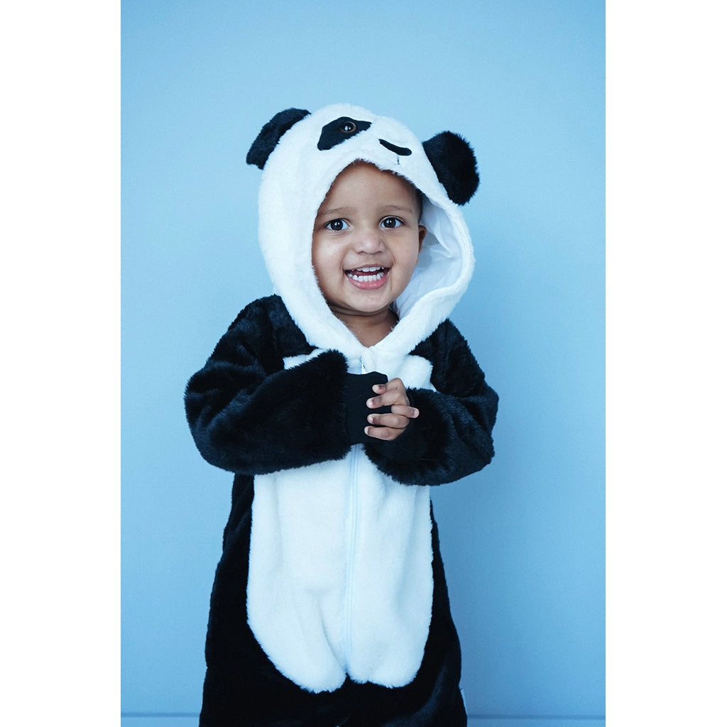 Den goda Fen dyrekostyme, Panda jumpsuit - 3-4 år