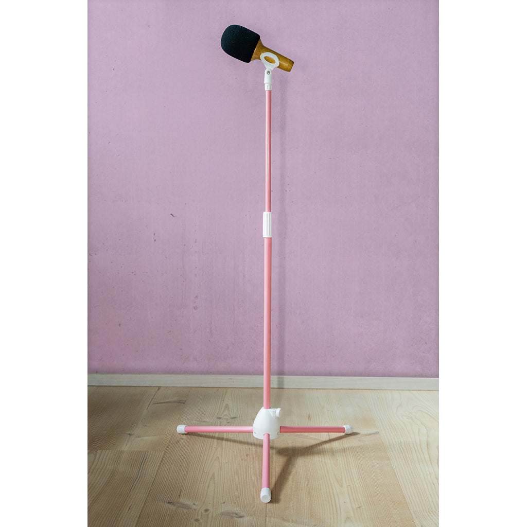 Lalarma gulvstativ, Mikrofonstativ - Rosa