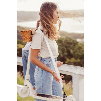 Banwood Carry strap, bærestropp for skateboard, sparkesykkel og løpesykkel - Krem