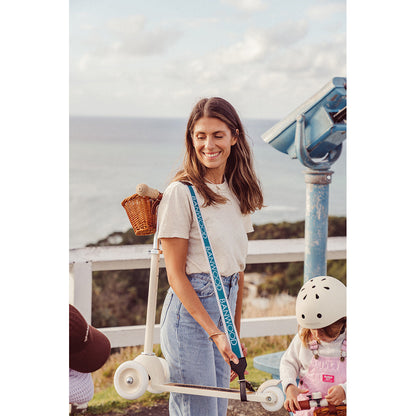 Banwood Carry strap, bærestropp for skateboard, sparkesykkel og løpesykkel - Krem