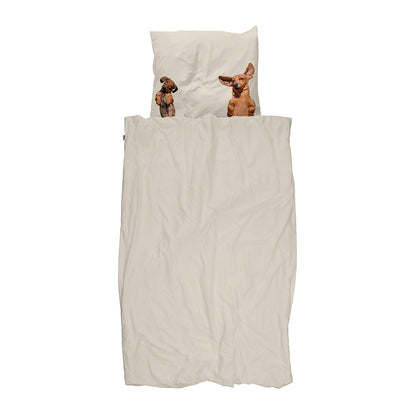 Snurk sengetøy til voksne, økologisk - Gravhundvenner