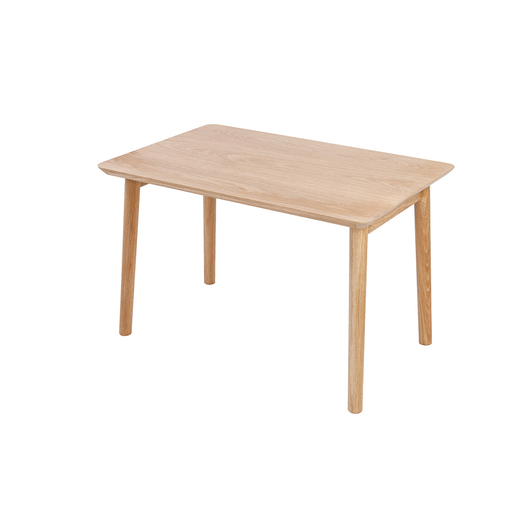 Curve-Lab, Lite skrivebord, Skrivebord til barn – Eik