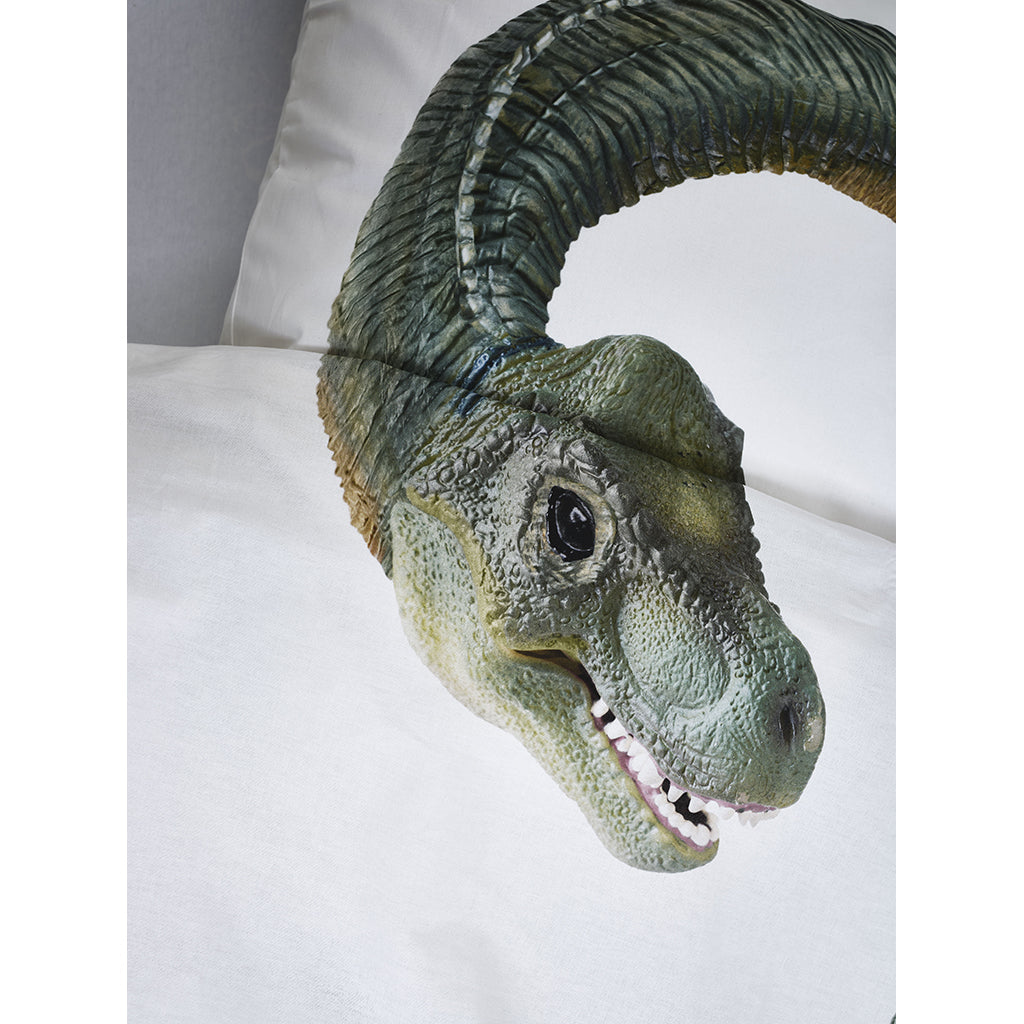 Snurk voksensengetøy, økologisk – Brontosaurus