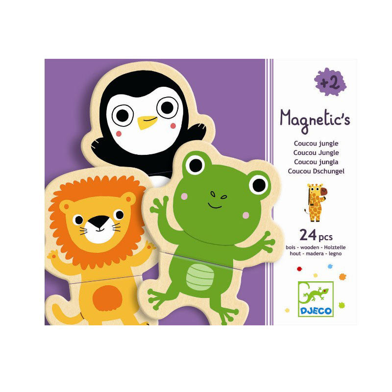 Djeco magneter i tre, minidyr