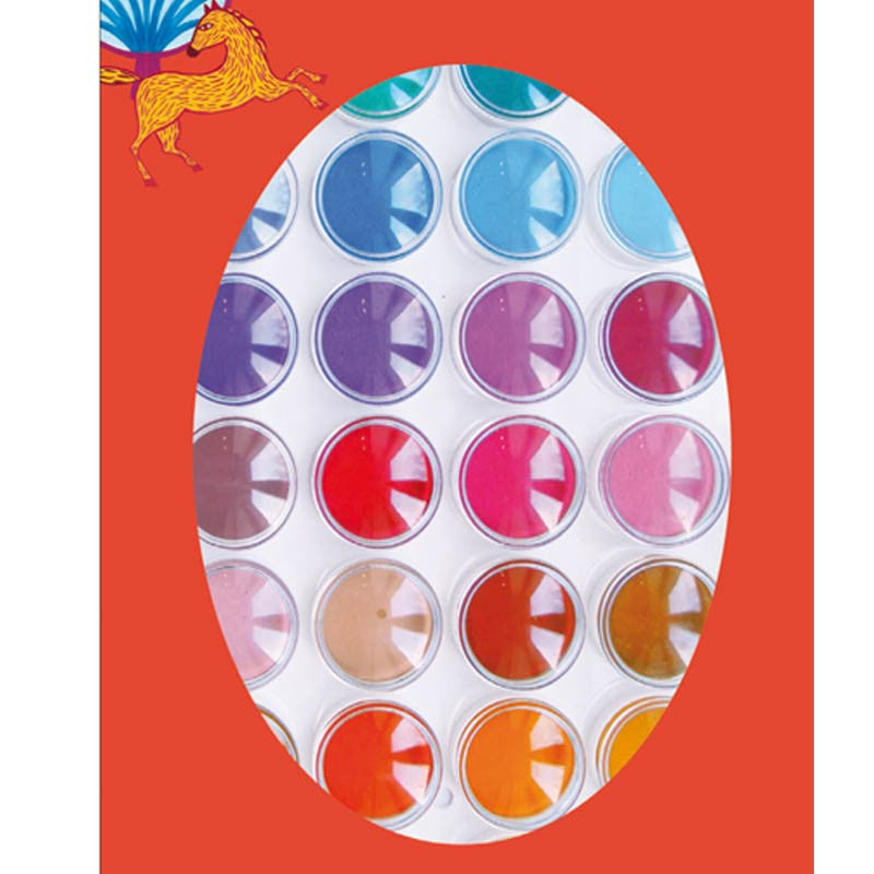 Djeco akvarell skrin med 36 stk