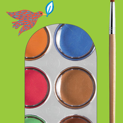 Djeco farvelade med 12  farver