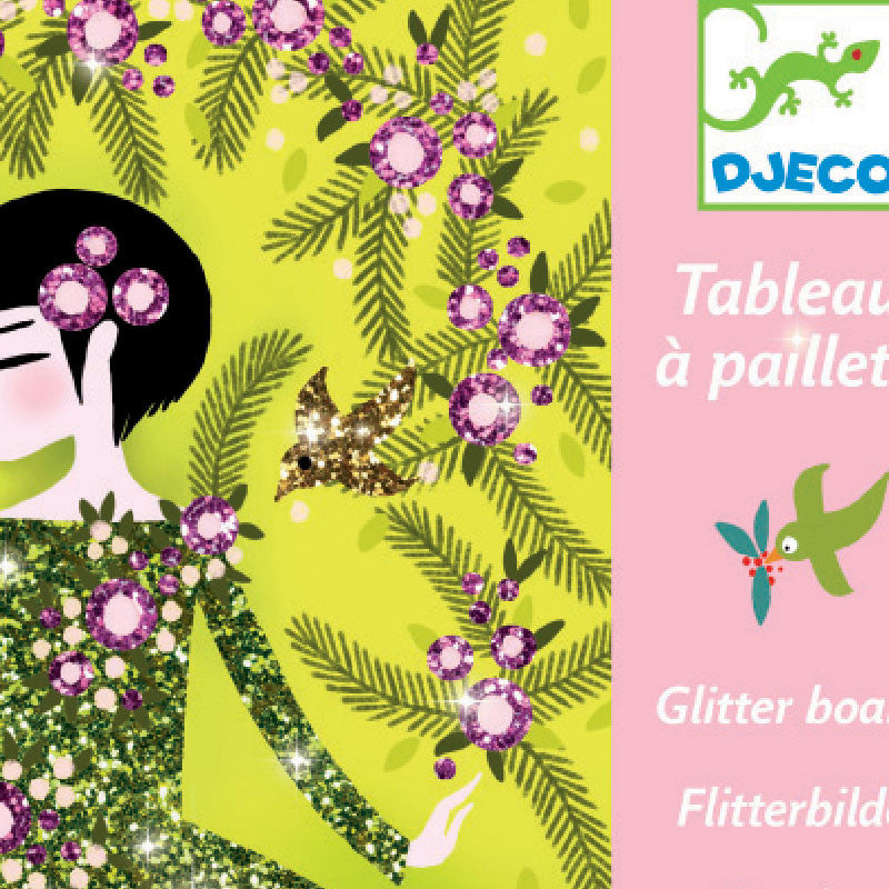 Djeco kreativ eske, glitter - kjoler