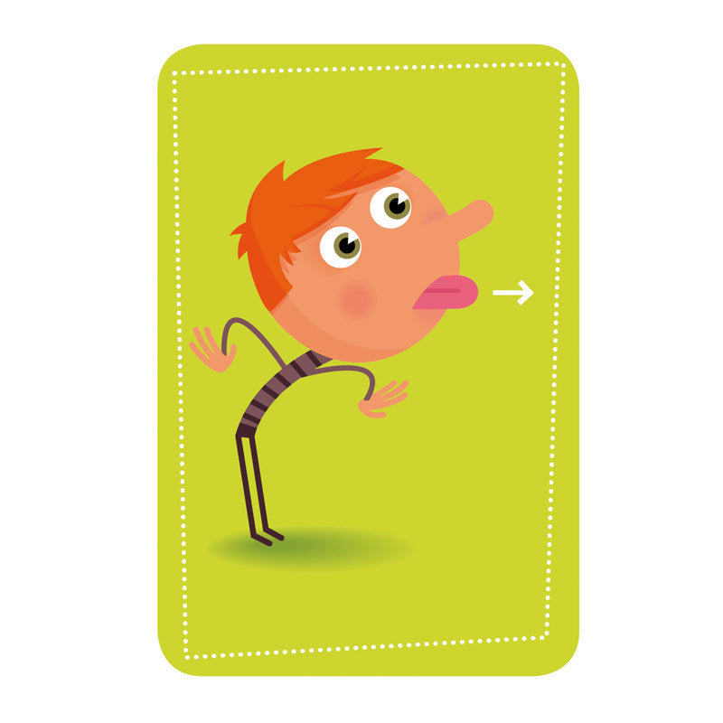 Djeco hukommelses spill, morsomme lyder og grimasser