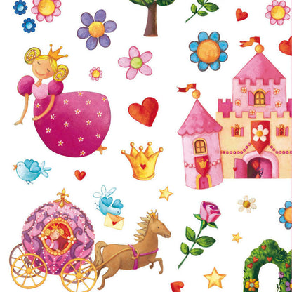 Djeco klistermerker, prinsesse