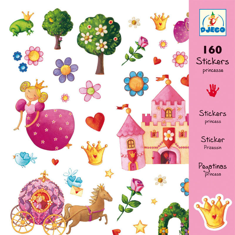 Djeco klistermærker, Prinsesse