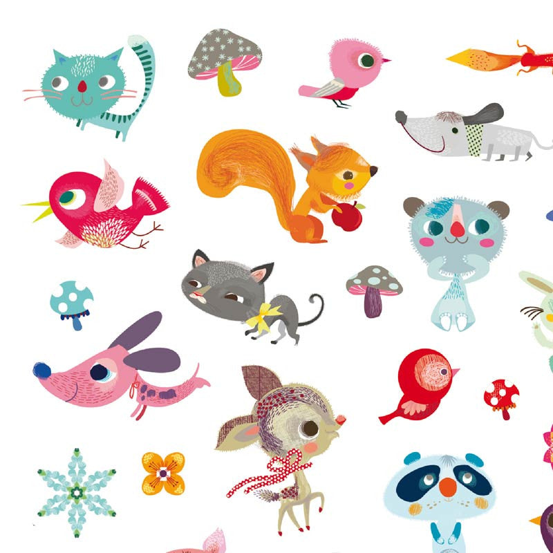 Djeco klistermerker, små venner