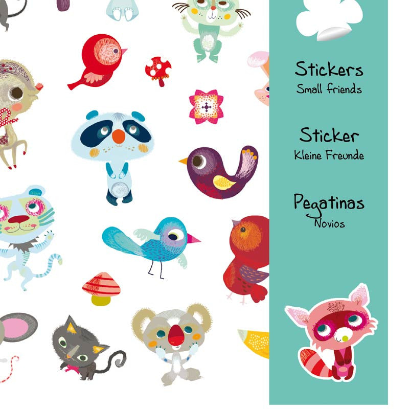 Djeco klistermerker, små venner