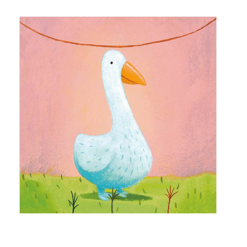 Djeco kreativt klistermerkesett - lag dyr