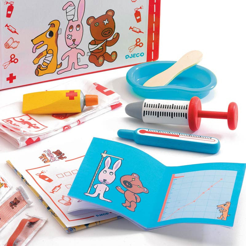 Djeco legekoffert med tilbehør