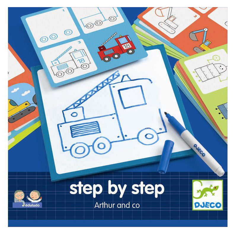 Djeco lær å tegne, trinn for trinn - Arthurs verden