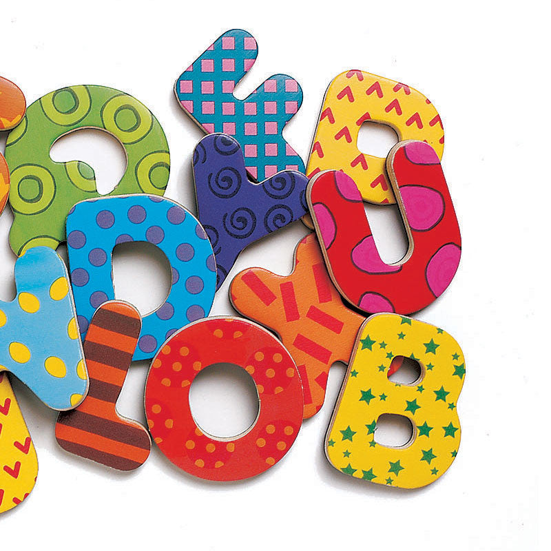 Djeco magneter i tre, bokstaver