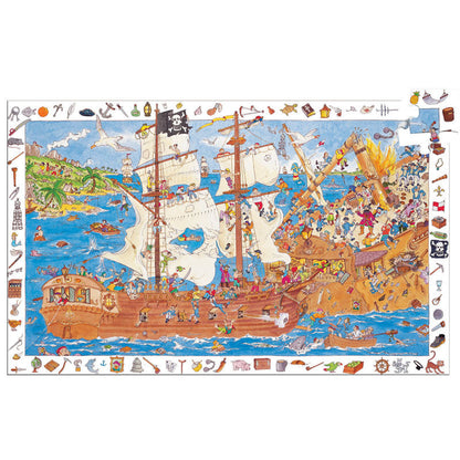 Djeco puslespill, pirat -  100 brikker