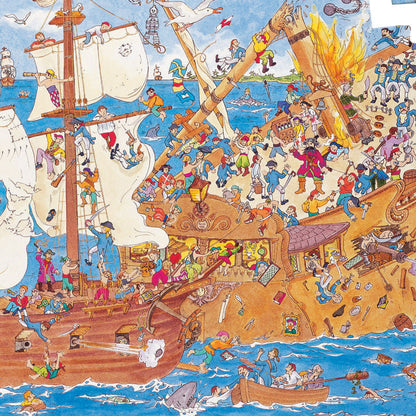 Djeco puslespill, pirat -  100 brikker