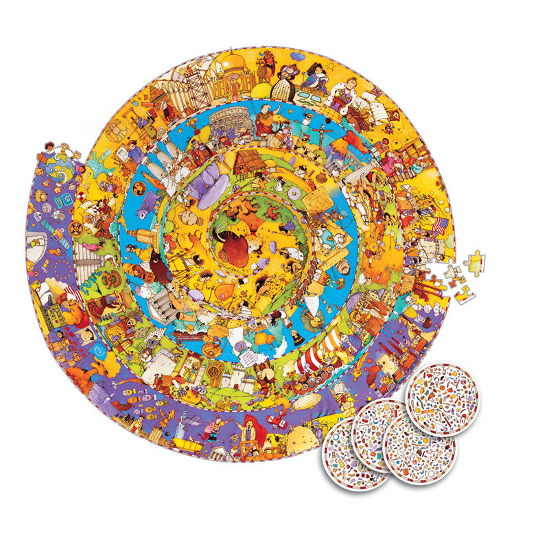 Djeco puslespill, verdens historien