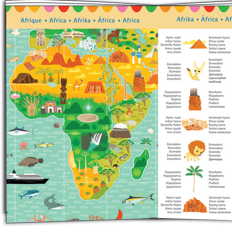 Djeco puslespill, verdens monumenter - 200 brikker