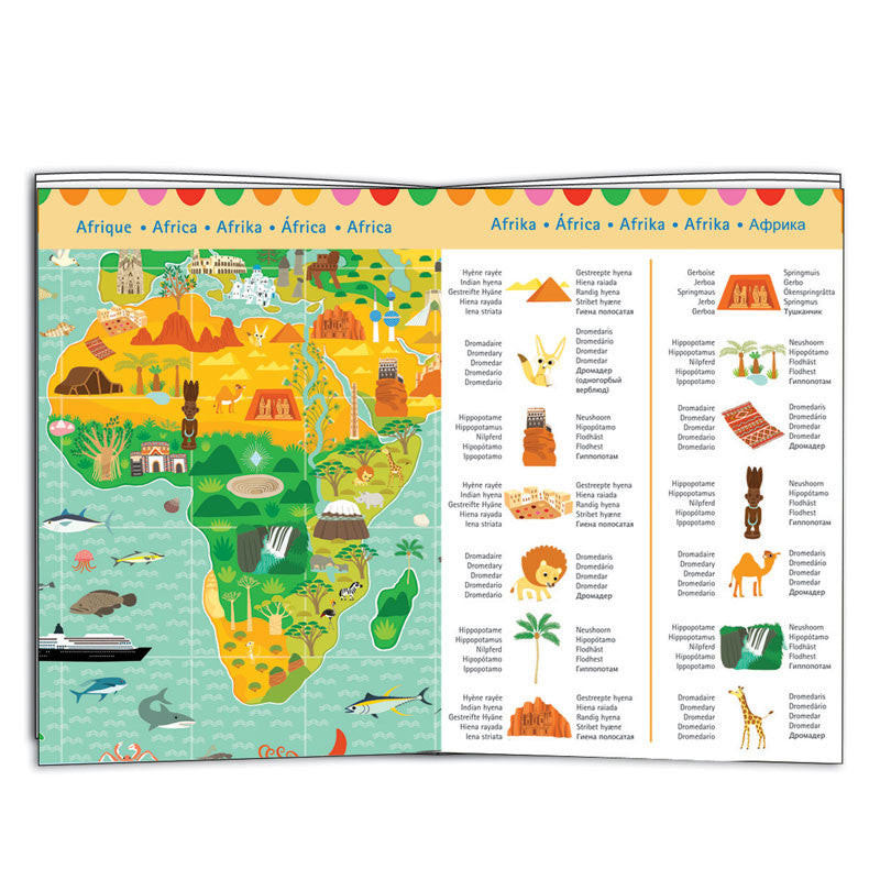 Djeco puslespill, verdens monumenter - 200 brikker