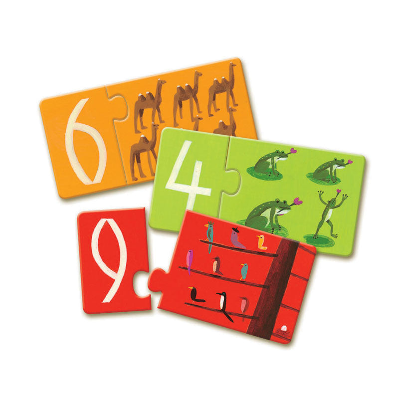 Djeco puslespill duo, tall