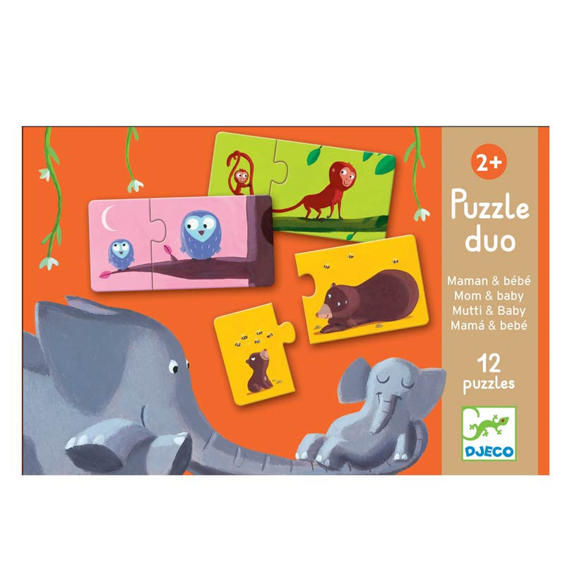 Djeco puslespill duo, mor og barn