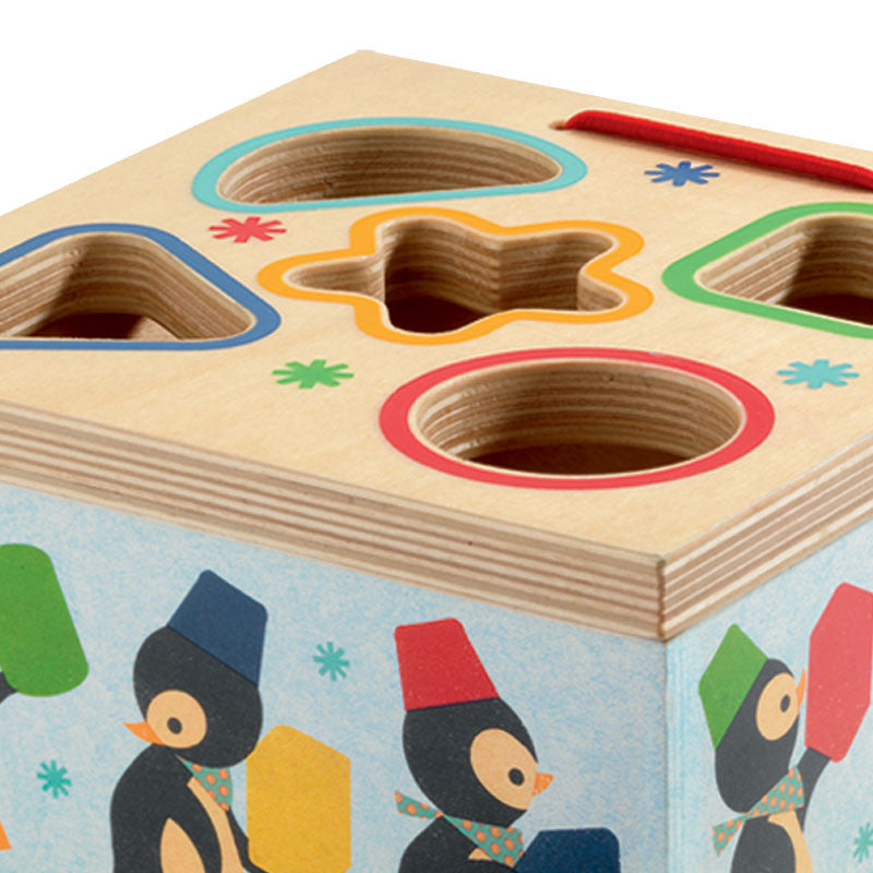 Djeco lekekasse i tre, Pingvin