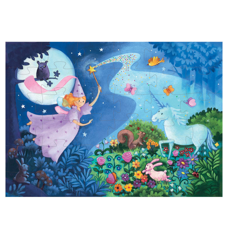 Djeco silhuetpuslespill, fe - 36 brikker