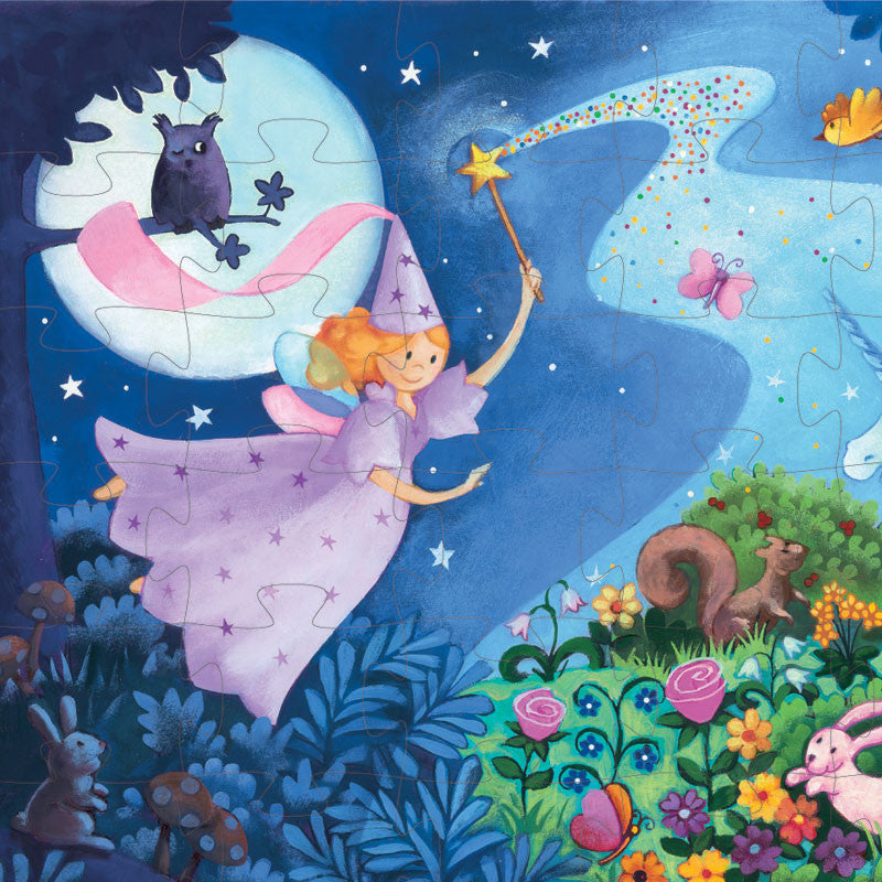 Djeco silhuetpuslespill, fe - 36 brikker