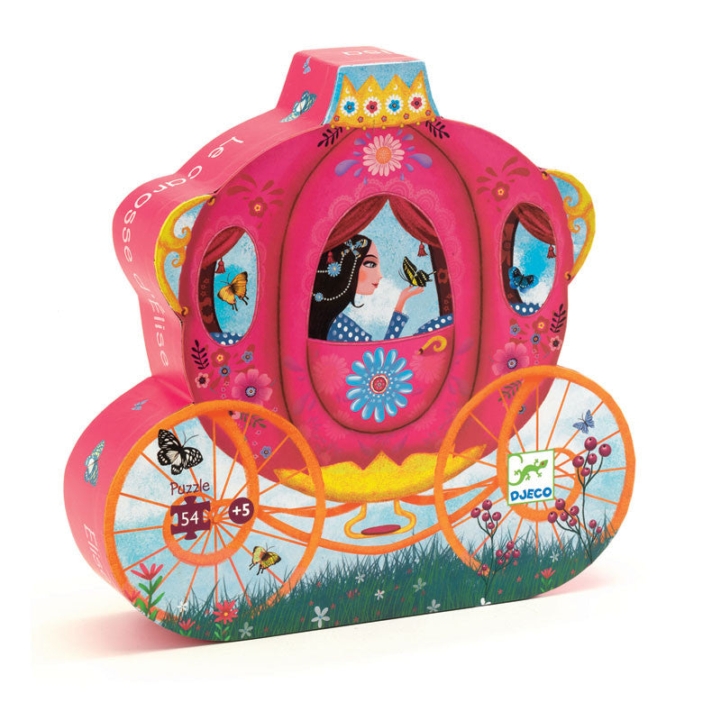 Djeco silhuetpuslespill, gresskar - 54 brikker