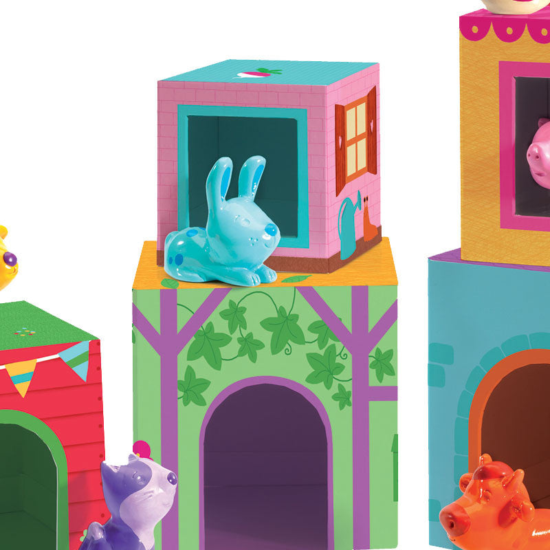 Djeco stableklosser med dyr, Topanifarm