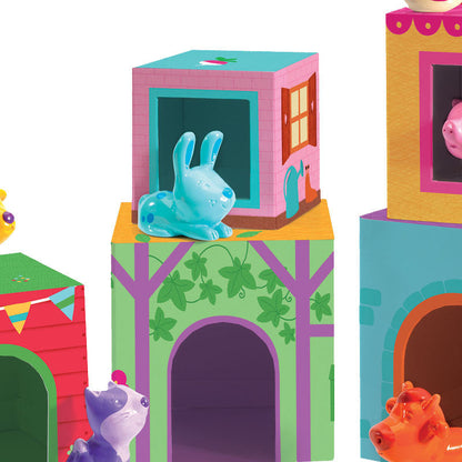 Djeco stableklosser med dyr, Topanifarm