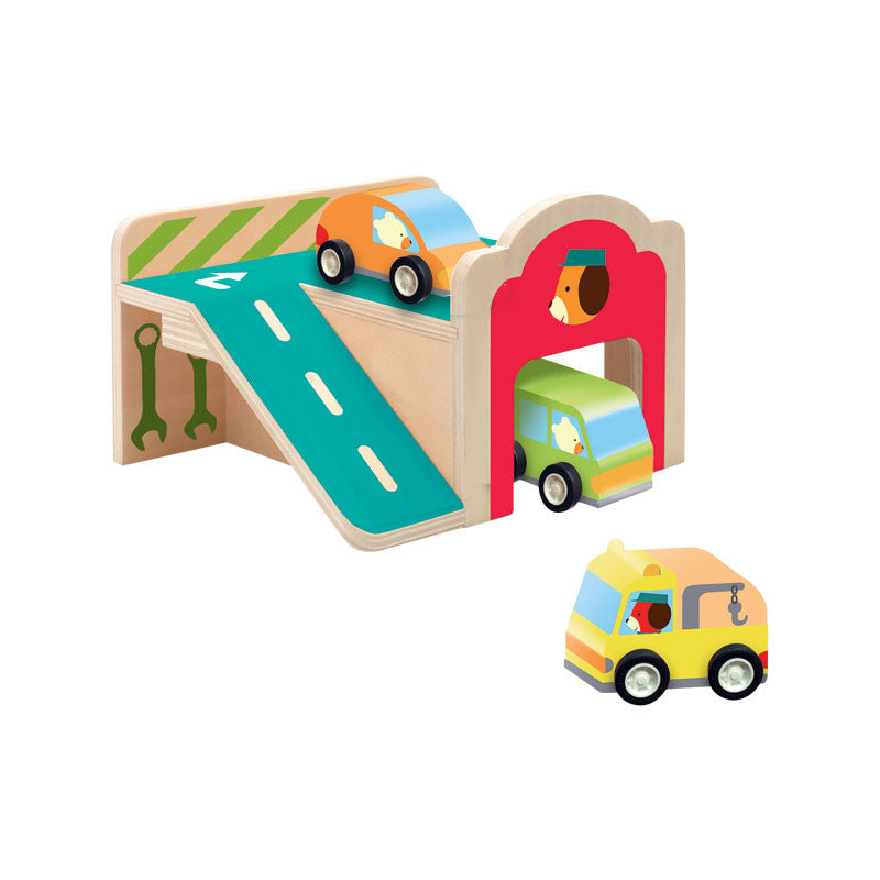 Djeco trelek, Den lille garasje