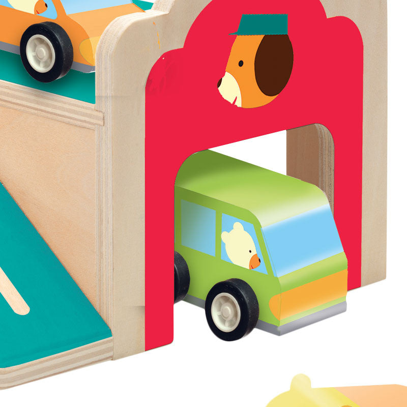 Djeco trelek, Den lille garasje