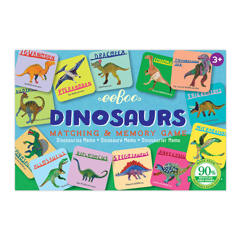 Eeboo huskespil, dyr - Dinosaur