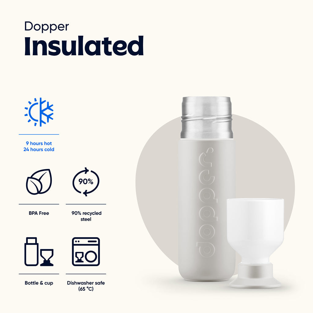 Dopper termoflaske, Insulated 350 ml - Gentle grey