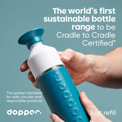Dopper termoflaske, Insulated 580 ml - Bottlenose blue